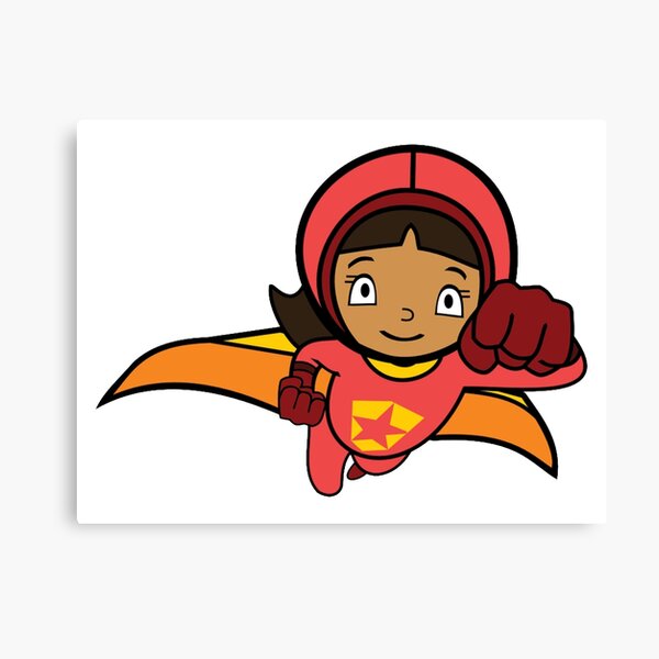 Word Girl Canvas Print