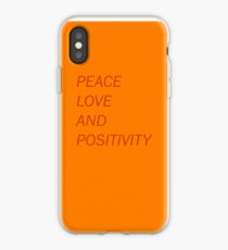 LOGIC LOVE PEACE AND POSITIVITY iPhone Case