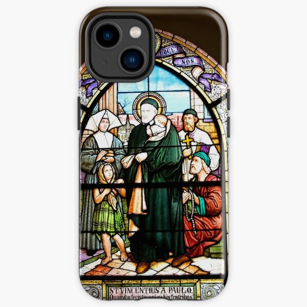 Stained Glass Windows depicting the St. Vincent de Paul iPhone Tough Case