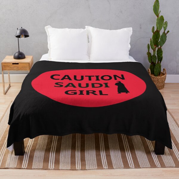 Item preview, CAUTION SAUDI GIRL  industrial style sign designed and sold by lobodelnoir.