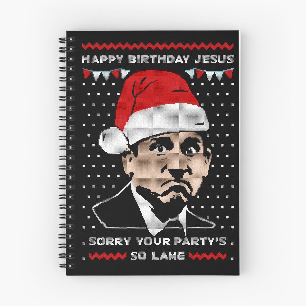 Item preview, Michael Scott Christmas Jumper Sweater Funny Happy Birthday Jesus US Office designed and sold by Kellyunique.
