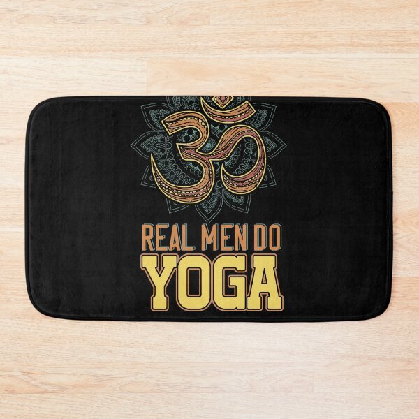 Item preview, Devanagari Real Man Do Yoga Namaste designed and sold by Cedinho.