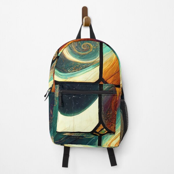 Item preview, Space Stained Glass 7 Abstract AI Generated Art designed and sold by MeAI-Art.