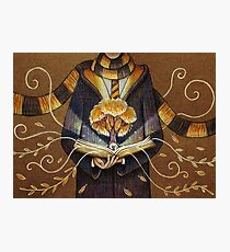 Books magic yellow Photographic Print