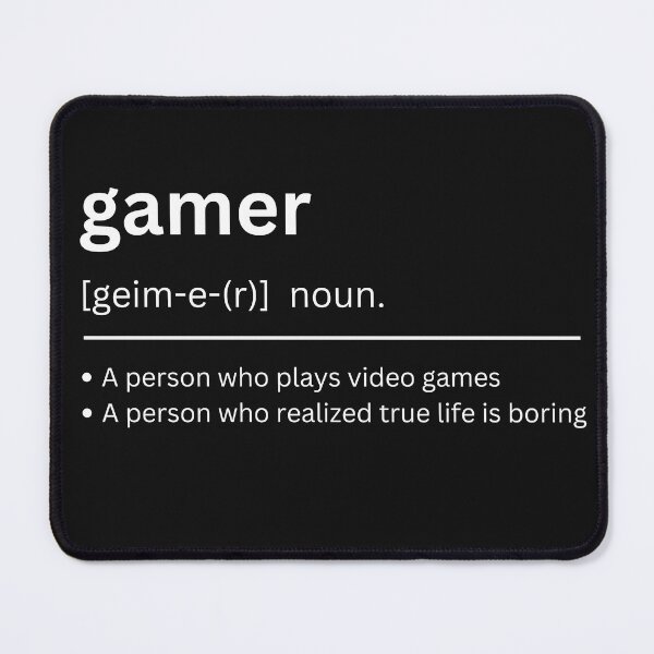 Item preview, Funny Gaming Definition for gamers designed and sold by Gamicnum.