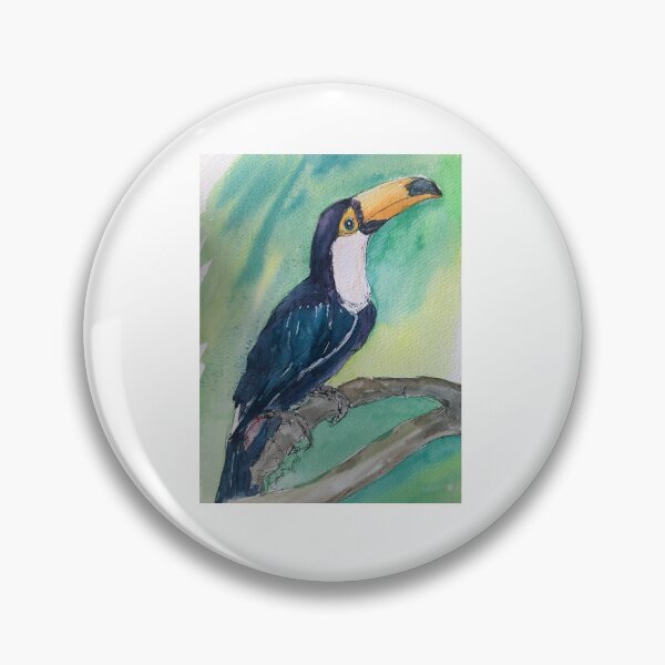 Item preview, Happy Toucan designed and sold by AnjuPaintings.