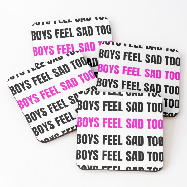 Item preview, Boys Feel Sad Too. Motivation Support Get Help designed and sold by mattades.