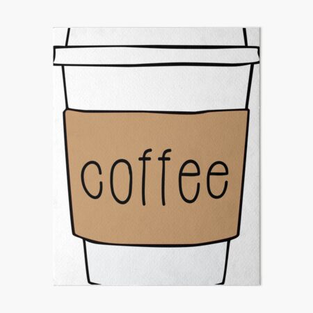 Coffee Cup Art Board Print