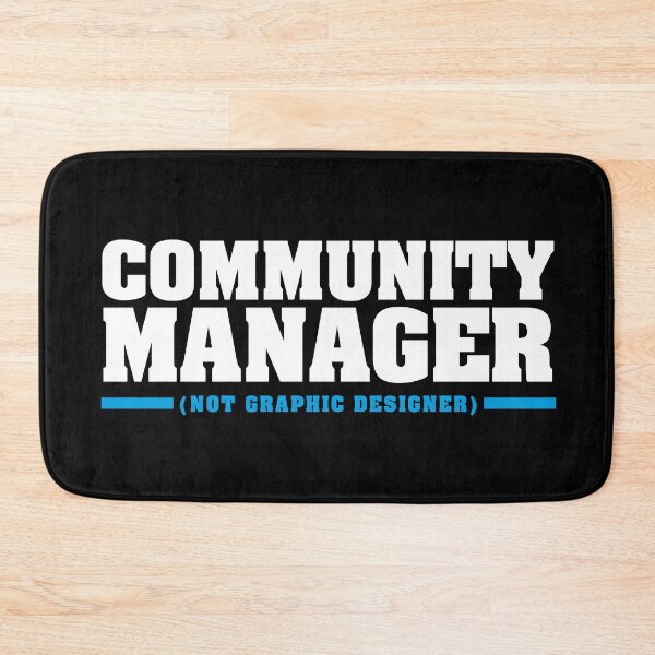Item preview, COMMUNITY MANAGER (not Graphic Designer) designed and sold by frikybomb.