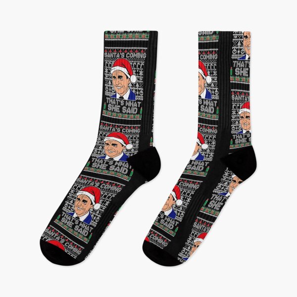 Item preview, Santa’s Coming That’s What She Said Michael Scott Christmas designed and sold by Kellyunique.