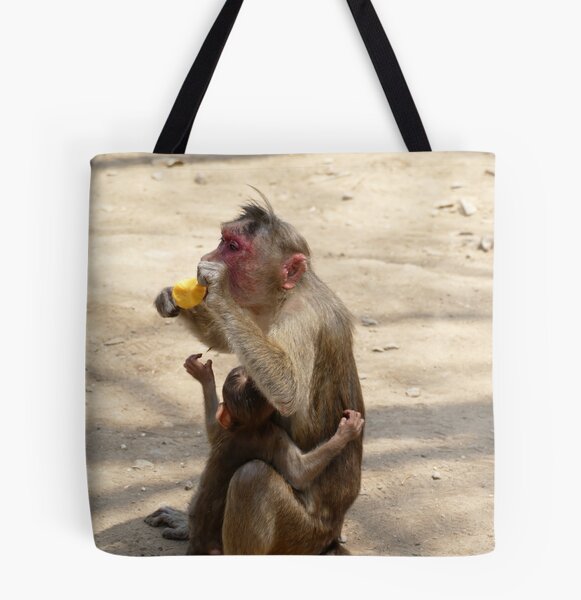 Zipper Tote Bag - Chimp Life - Onegreen