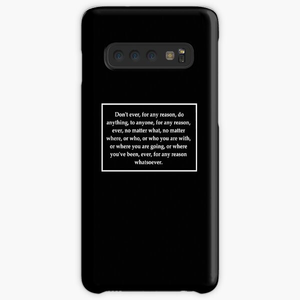 Michael Scott Life Philosophy Samsung Galaxy Snap Case
