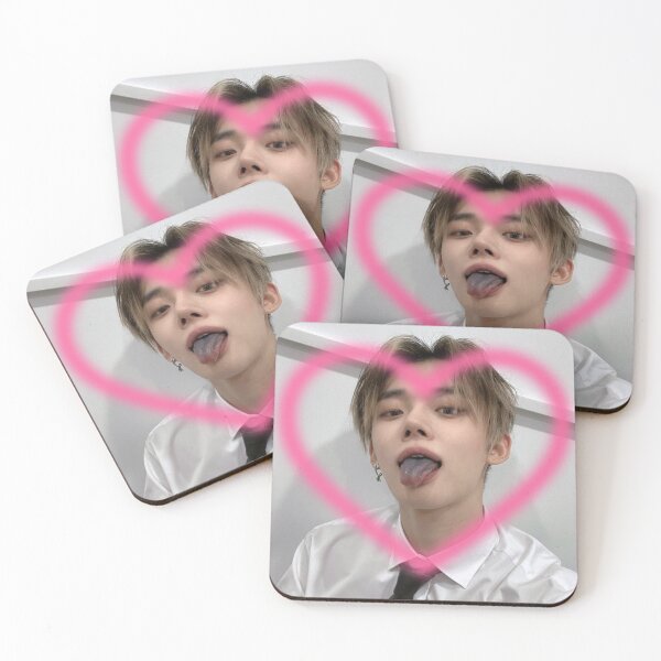 Item preview, yeonjun pink heart selca designed and sold by krystxllx.