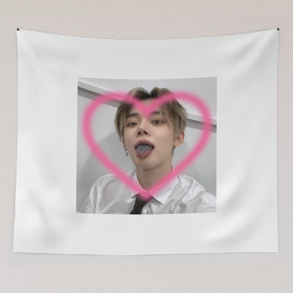 Item preview, yeonjun pink heart selca designed and sold by krystxllx.