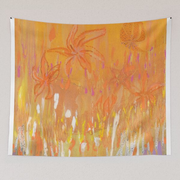 Item preview, Hang Up Your Walking Shoes Tiger Lilly,*Profit margin proceeds donated. designed and sold by CHENOARTWORKS.