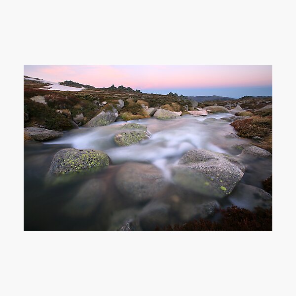 Mountain Stream, Kosciusko National Park, Australia Photographic Print
