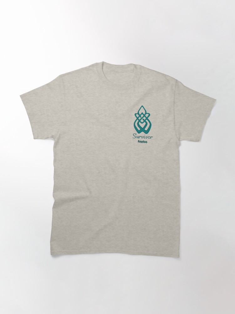 Thumbnail 3 of 7, Classic T-Shirt, Survivor #metoo designed and sold by NicoleK-design.