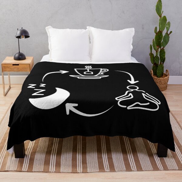Item preview, Tea yoga sleep repeat  designed and sold by Laura-stbr.