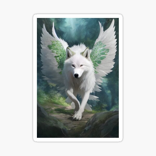 Item preview, Wolf Angel  designed and sold by NTGUILTY.