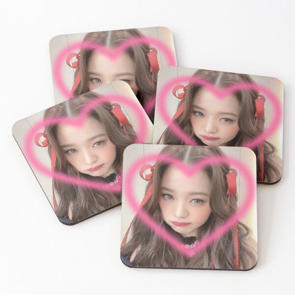Item preview, wonyoung pink heart selca designed and sold by krystxllx.
