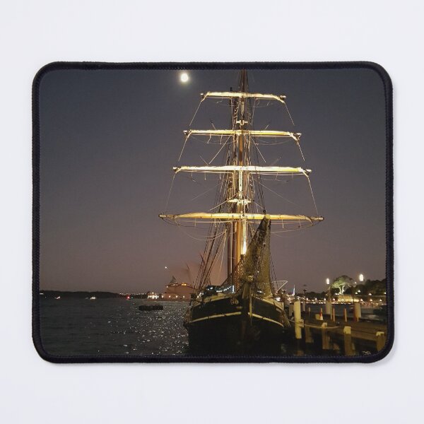 Item preview, Boat in the Moonlight designed and sold by RROW123.