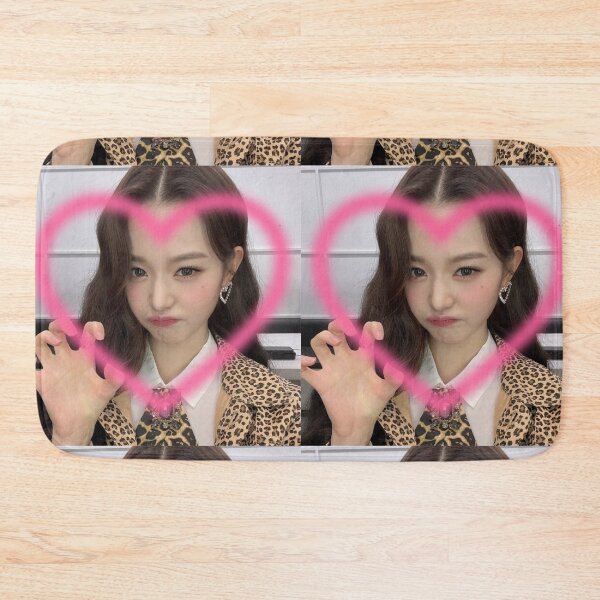 Item preview, wonyoung pink heart selca designed and sold by krystxllx.