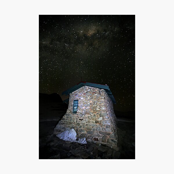 Star Filled Night, Seamans Hut, Mt Kosciusko, Australia Photographic Print