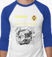 Gundam Zeta Plus - Owners' Manual Men's Baseball ¾ T-Shirt