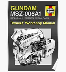 Gundam Zeta Plus - Owners' Manual Poster
