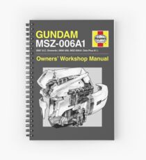 Gundam Zeta Plus - Owners' Manual Spiral Notebook