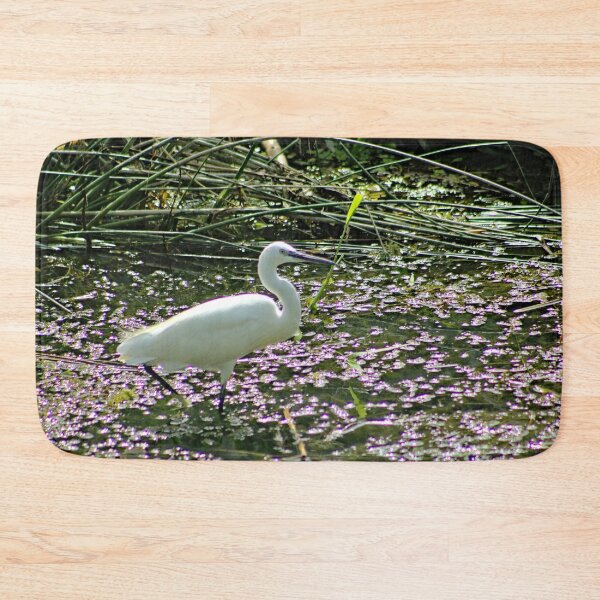 Item preview, White Great Egret Wading River designed and sold by worldways.