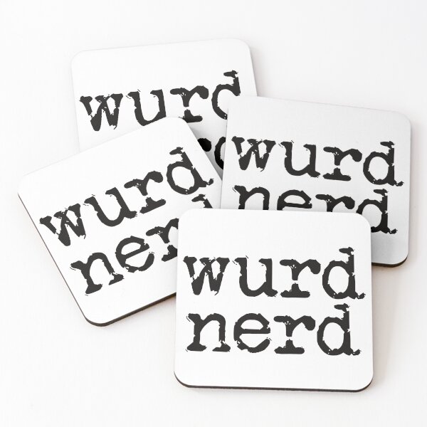 Item preview, Wurd Nerd designed and sold by BlackHarePress.