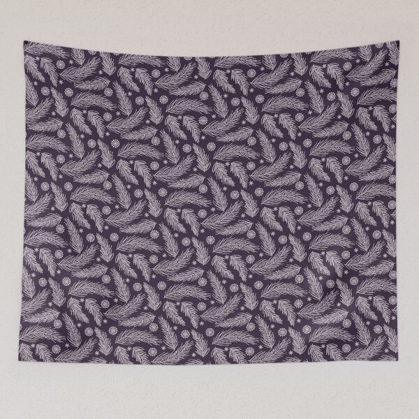 Item preview, Fir branches and snowflakes designed and sold by OtterFactory.