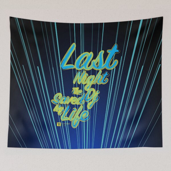 Item preview, Last Night The Dj Saved My Life | deejay gift designed and sold by paulo silveira.
