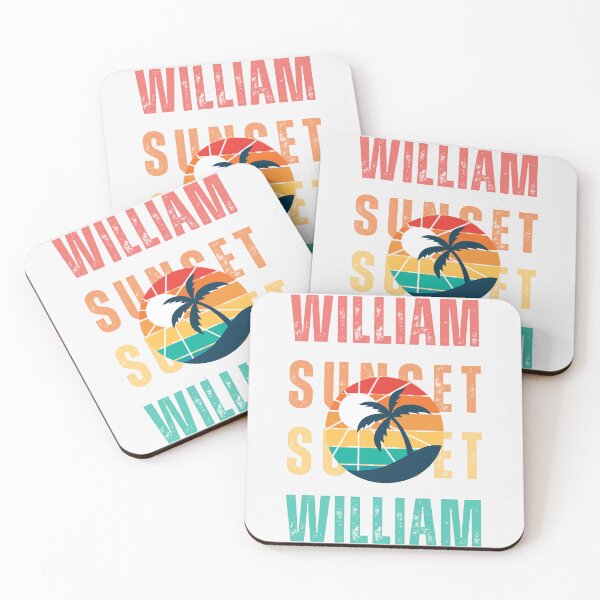 Item preview, WILLIAM NAME SHIRT: WILLIAM SUNSET BEACH DESIGN. designed and sold by AlexRelax.
