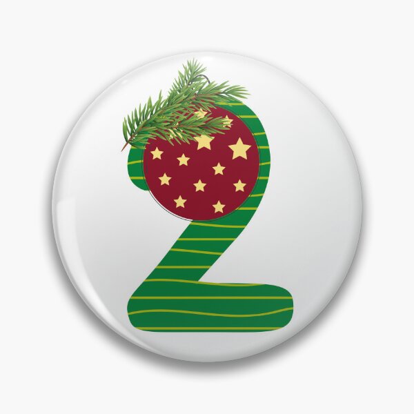 Item preview, Christmas Number 2. Advent Calendar Number designed and sold by trendingatees.