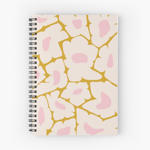 Item preview, Hippy Funky Flowers 60s 70s Ochre and Pink designed and sold by bitart.