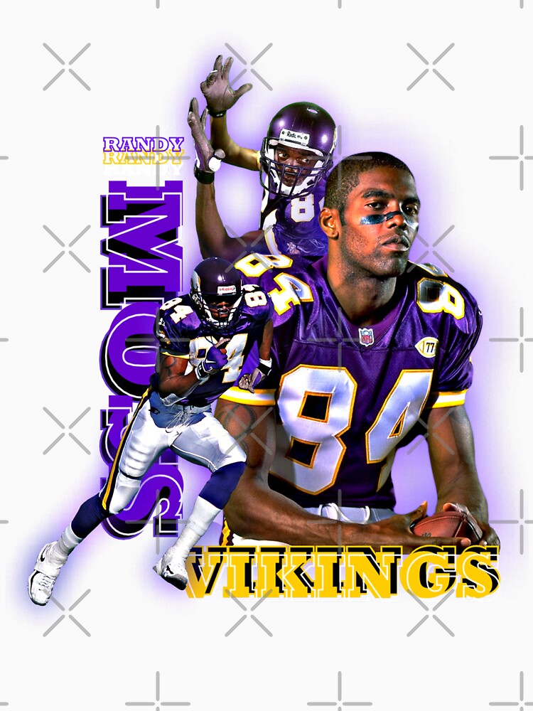 Vikings Randy Moss 84 Signature Design Poster for Sale by