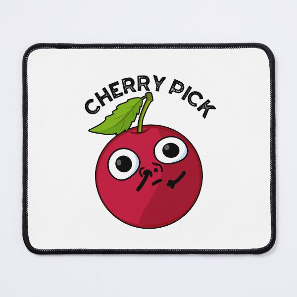 Item preview, Cherry Pick Funny Fruit Puns designed and sold by punnybone.