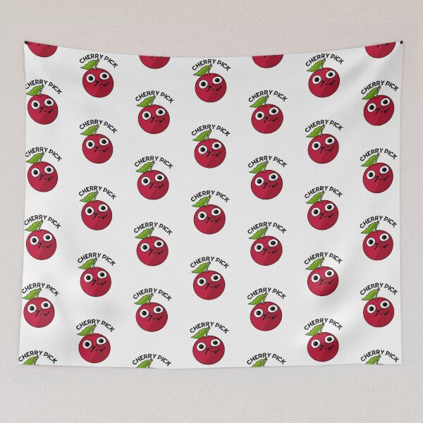 Item preview, Cherry Pick Funny Fruit Puns  designed and sold by punnybone.