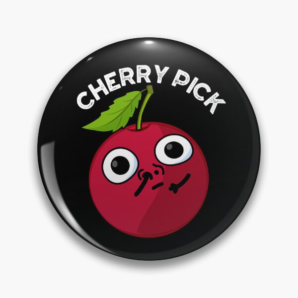 Item preview, Cherry Pick Funny Fruit Puns (Dark BG) designed and sold by punnybone.