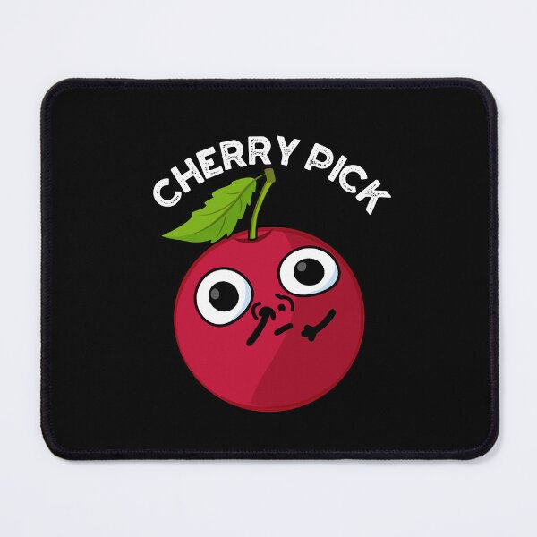 Item preview, Cherry Pick Funny Fruit Puns (Dark BG) designed and sold by punnybone.