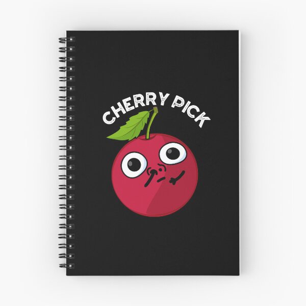 Item preview, Cherry Pick Funny Fruit Puns (Dark BG) designed and sold by punnybone.