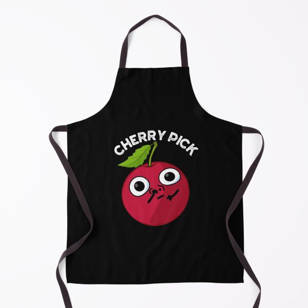 Item preview, Cherry Pick Funny Fruit Puns (Dark BG) designed and sold by punnybone.