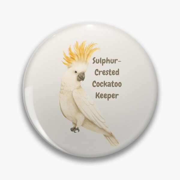 Item preview, Sulphur Crested Cockatoo keeper designed and sold by Meggie-moos.