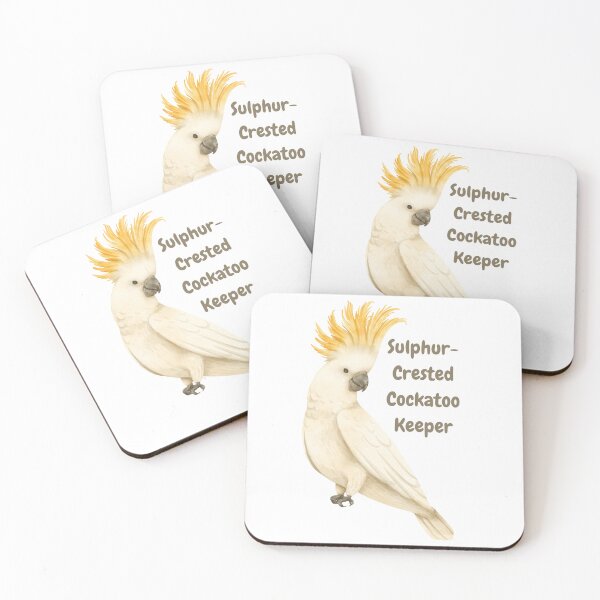 Item preview, Sulphur Crested Cockatoo keeper designed and sold by Meggie-moos.