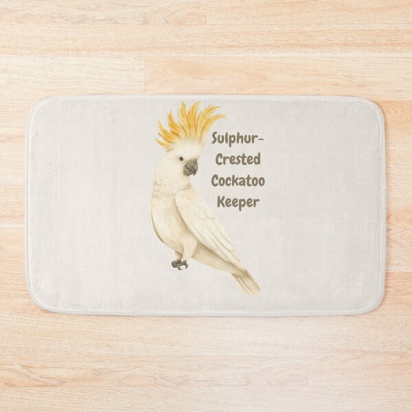 Item preview, Sulphur Crested Cockatoo keeper designed and sold by Meggie-moos.