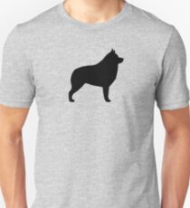 Schipperke Silhouette(s) Unisex T-Shirt