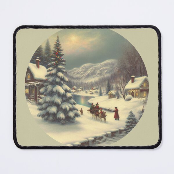 Item preview, A Traditional Vintage Christmas Scene #1 designed and sold by KLOIK.