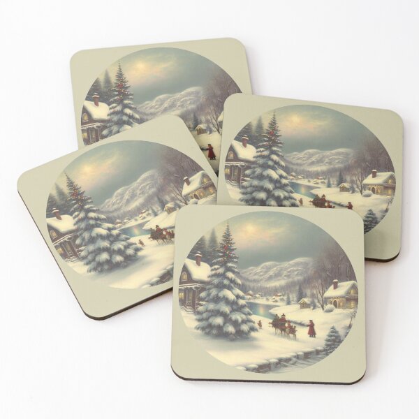 Item preview, A Traditional Vintage Christmas Scene #1 designed and sold by KLOIK.